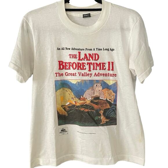 Vintage 90s Land Before Time II Great Valley Adventure 1994 Youth XL Adult S - Picture 1 of 4